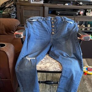 Ava & Viv Women's Boot Cut Jeans - Blue